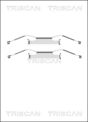 TRISCAN Tartozékkészlet, tárcsafékbetét 8105291607_TRIS