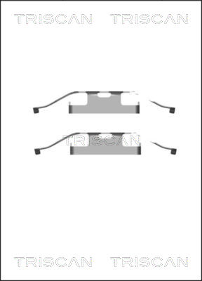 TRISCAN Tartozékkészlet, tárcsafékbetét 8105291609_TRIS