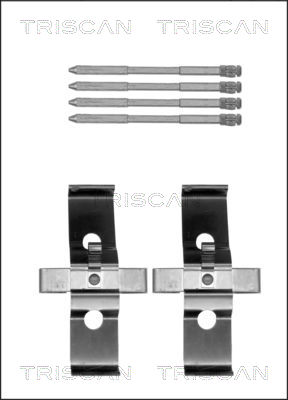 TRISCAN Tartozékkészlet, tárcsafékbetét 8105291614_TRIS