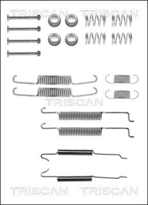 TRISCAN Tartozékkészlet, fékpofa 8105292547_TRIS