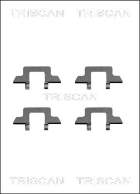 TRISCAN Tartozékkészlet, tárcsafékbetét 8105381612_TRIS