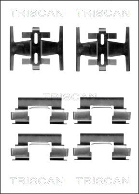 TRISCAN Tartozékkészlet, tárcsafékbetét 8105401609_TRIS