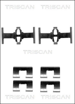 TRISCAN Tartozékkészlet, tárcsafékbetét 8105401615_TRIS