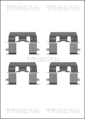 TRISCAN Tartozékkészlet, tárcsafékbetét 8105401617_TRIS