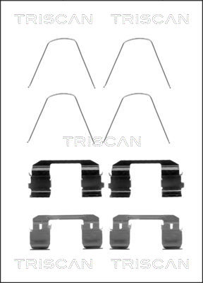 TRISCAN Tartozékkészlet, tárcsafékbetét 8105401618_TRIS