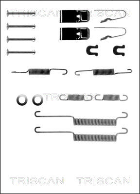 TRISCAN Tartozékkészlet, fékpofa 8105402522_TRIS