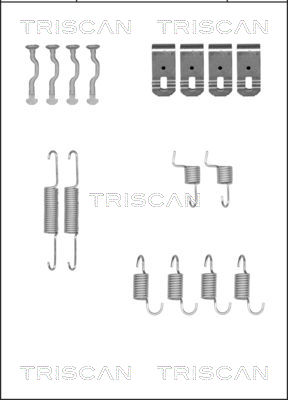 TRISCAN Tartozékkészlet, fékpofa 8105402540_TRIS