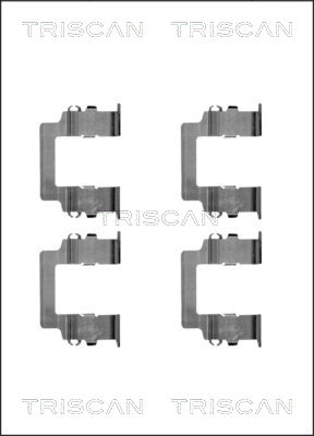 TRISCAN Tartozékkészlet, tárcsafékbetét 8105421580_TRIS