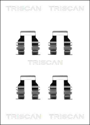 TRISCAN Tartozékkészlet, tárcsafékbetét 8105421587_TRIS