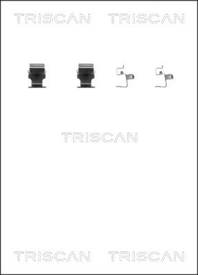 TRISCAN Tartozékkészlet, tárcsafékbetét 8105421590_TRIS