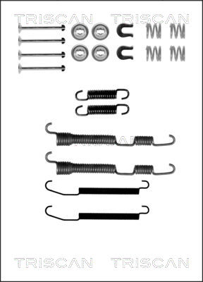 TRISCAN Tartozékkészlet, fékpofa 8105422580_TRIS