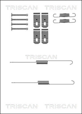 TRISCAN Tartozékkészlet, fékpofa 8105422589_TRIS