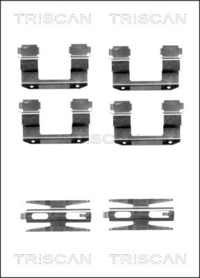 TRISCAN Tartozékkészlet, tárcsafékbetét 8105431618_TRIS