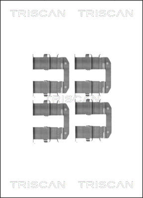 TRISCAN Tartozékkészlet, tárcsafékbetét 8105431623_TRIS