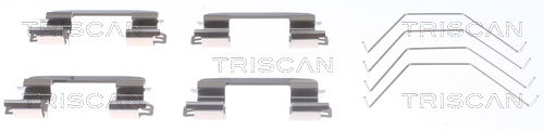 TRISCAN Tartozékkészlet, tárcsafékbetét 8105431635_TRIS