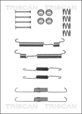 TRISCAN Tartozékkészlet, fékpofa 8105432001_TRIS