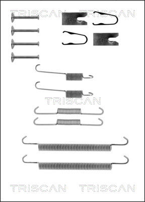 TRISCAN Tartozékkészlet, fékpofa 8105432586_TRIS