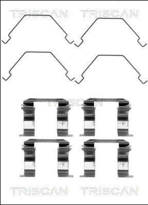 TRISCAN Tartozékkészlet, tárcsafékbetét 8105501577_TRIS