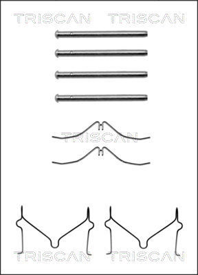 TRISCAN Tartozékkészlet, tárcsafékbetét 8105501579_TRIS