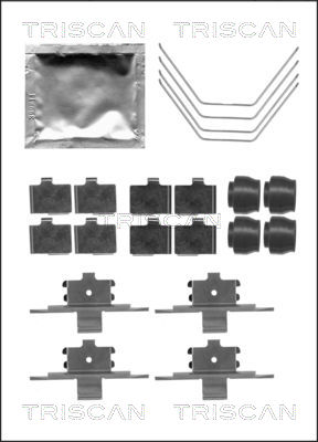 TRISCAN Tartozékkészlet, tárcsafékbetét 8105501588_TRIS