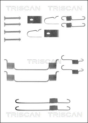 TRISCAN Tartozékkészlet, fékpofa 8105502554_TRIS