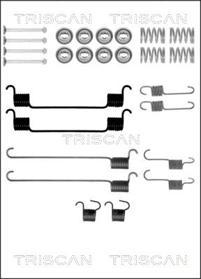 TRISCAN Tartozékkészlet, fékpofa 8105502558_TRIS