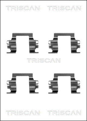 TRISCAN Tartozékkészlet, tárcsafékbetét 8105601609_TRIS