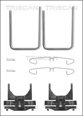 TRISCAN Tartozékkészlet, tárcsafékbetét 8105651113_TRIS