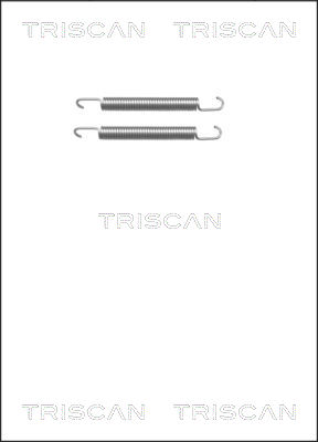 TRISCAN Tartozékkészlet, fékpofa 8105652161_TRIS