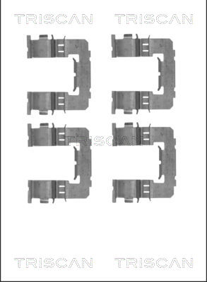 TRISCAN Tartozékkészlet, tárcsafékbetét 8105681534_TRIS