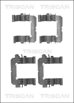 TRISCAN Tartozékkészlet, tárcsafékbetét 8105681537_TRIS