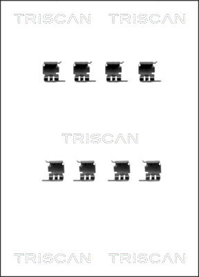 TRISCAN Tartozékkészlet, tárcsafékbetét 8105691616_TRIS