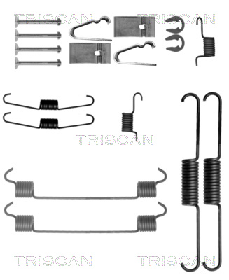 TRISCAN Tartozékkészlet, fékpofa 8105691624_TRIS