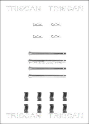 TRISCAN Tartozékkészlet, tárcsafékbetét 8105701435_TRIS