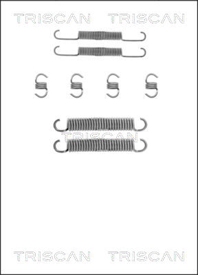 TRISCAN Tartozékkészlet, fékpofa 8105702529_TRIS