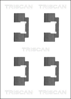 TRISCAN Tartozékkészlet, tárcsafékbetét 8105801001_TRIS