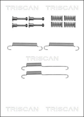 TRISCAN Tartozékkészlet, fékpofa 8105802002_TRIS