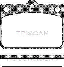 TRISCAN Fékbetét, mind 811010009_TRIS