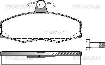 TRISCAN Első fékbetét 811010232_TRIS