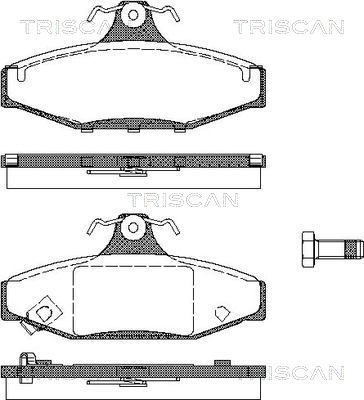 TRISCAN Fékbetét, mind 811010539_TRIS