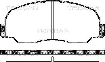 TRISCAN Fékbetét, mind 811010834_TRIS