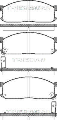 TRISCAN Fékbetét, mind 811010873_TRIS