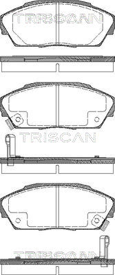 TRISCAN Fékbetét, mind 811010974_TRIS