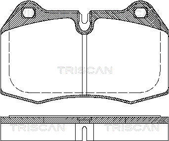 TRISCAN Első fékbetét 811011004_TRIS