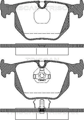 TRISCAN Hátsó fékbetét 811011013_TRIS