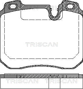 TRISCAN Fékbetét, mind 811011014_TRIS