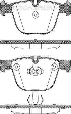 TRISCAN Hátsó fékbetét 811011018_TRIS