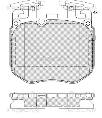 TRISCAN Első fékbetét 811011066_TRIS