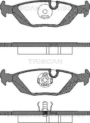 TRISCAN Fékbetét, mind 811011099_TRIS