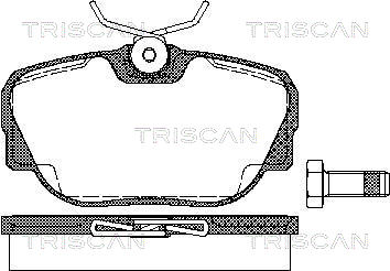 TRISCAN Első fékbetét 811011922_TRIS